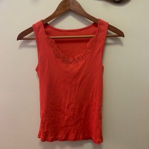 Red Orange Tank Top